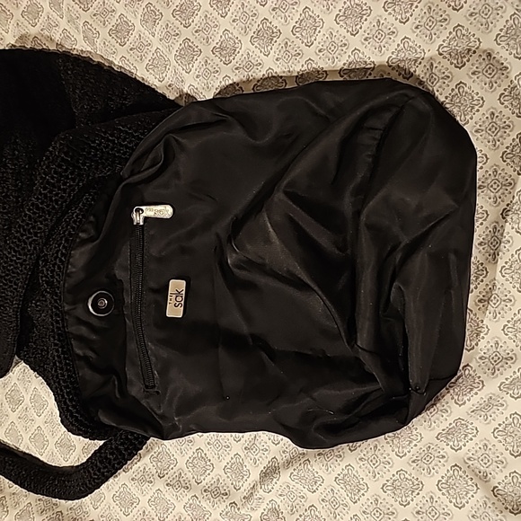 THE SAK Black Hand Crochet Hobo Bag - Picture 7 of 8